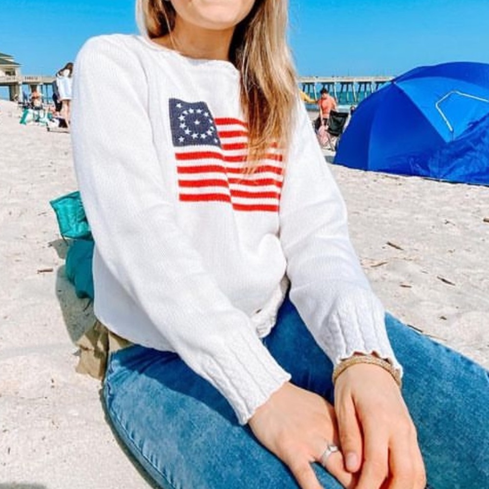 USA Sweatshirt - Liz Claiborne - Picture 1 of 4